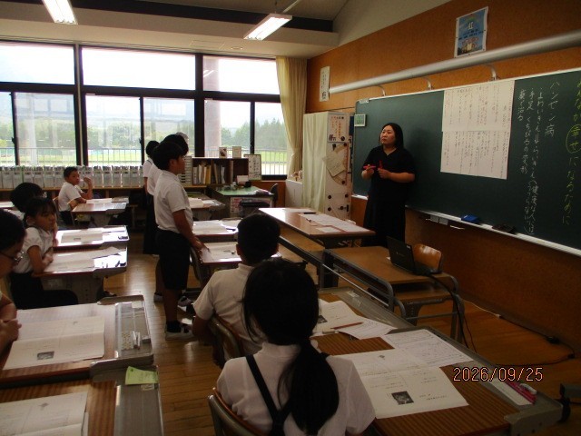 ５年「ふるさとの家を思う」