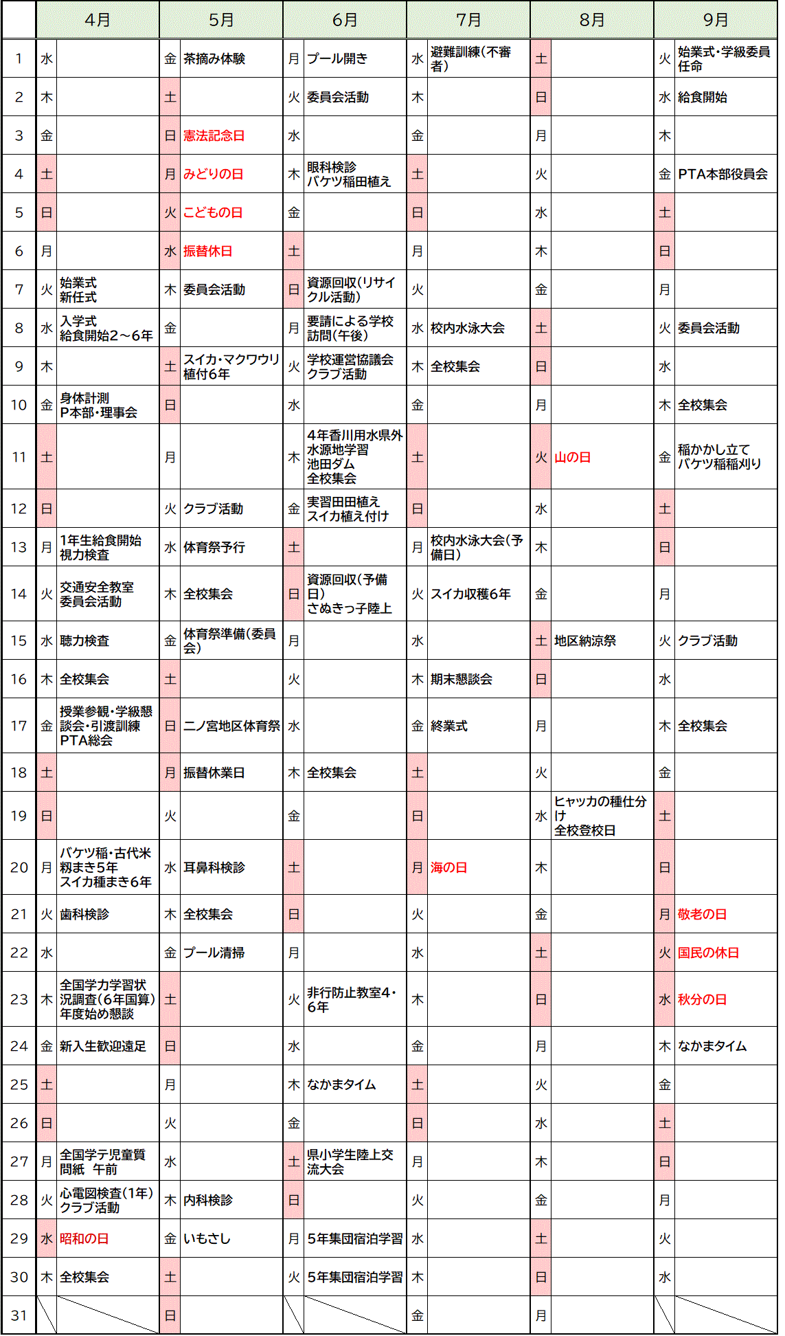 学校行事1