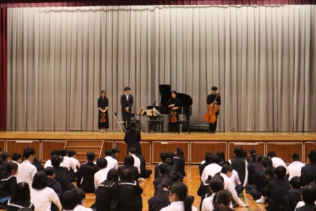 生徒代表お礼の言葉